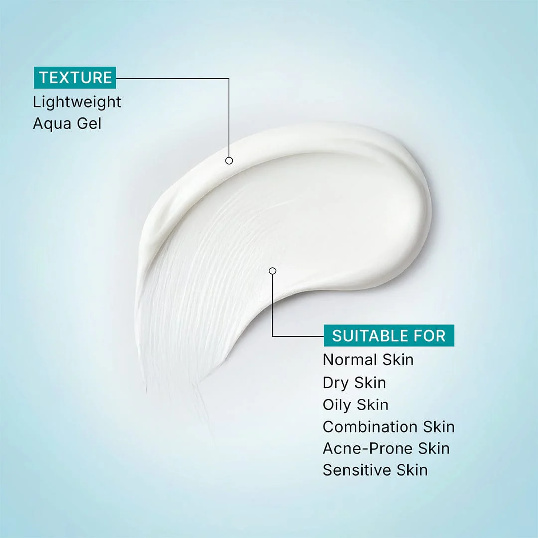 1% Hyaluronic Acid Aqua Sunscreen Gel SPF 50 PA++++ - Image 6