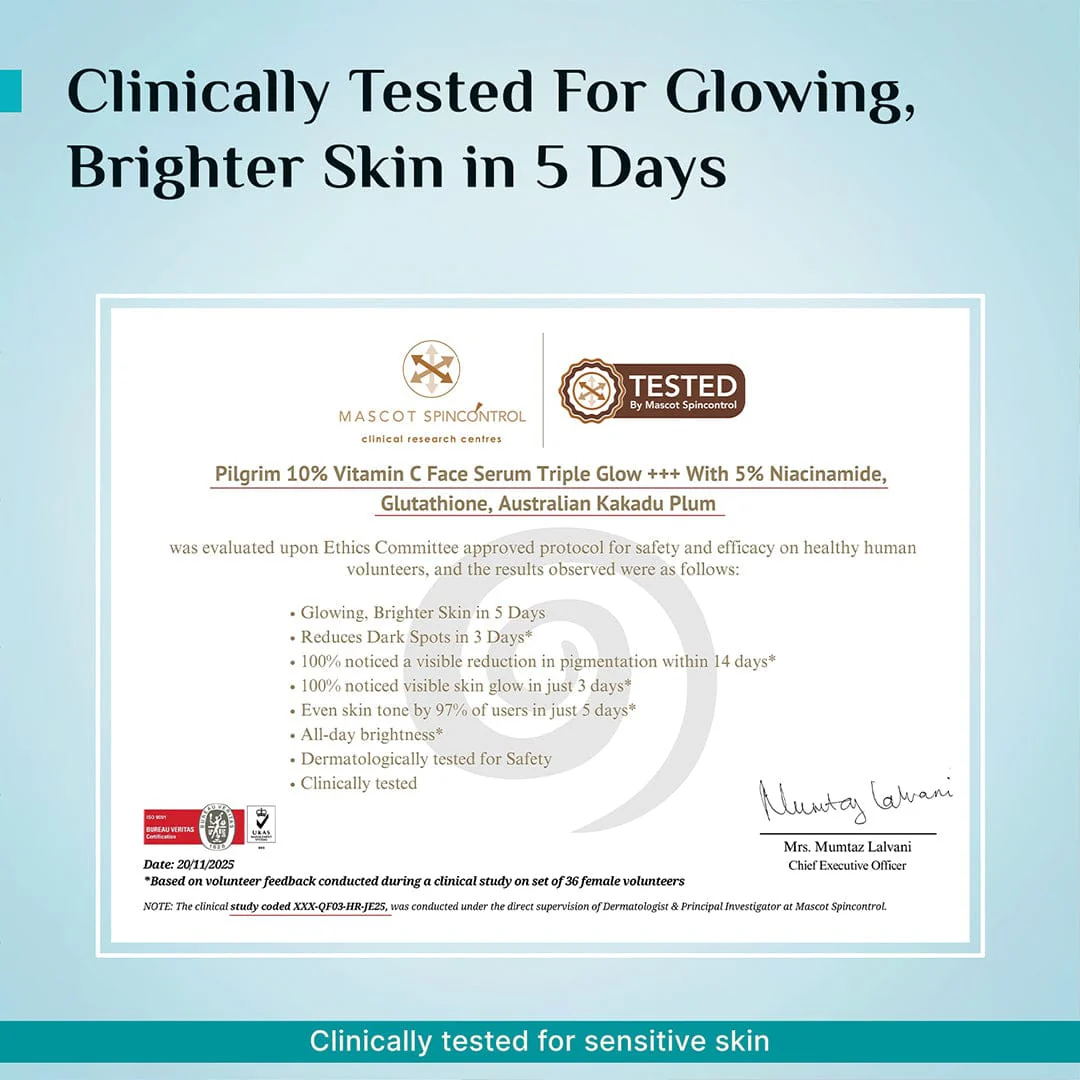 10% Vitamin C Face Serum For Triple Glow+++ - Image 15