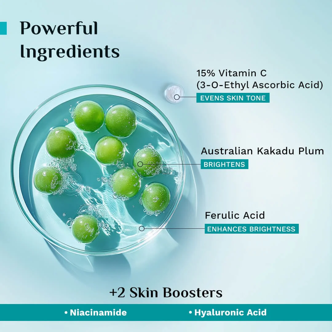 15% Vitamin C Face Serum For Advanced Brightness (20 ml) - Image 4