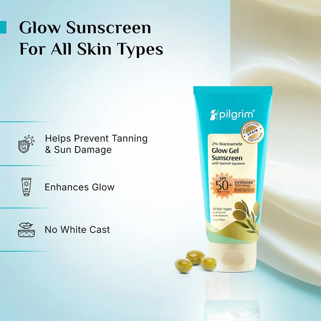 2% Niacinamide Glow Gel Sunscreen SPF 50+ PA+++ - Image 5