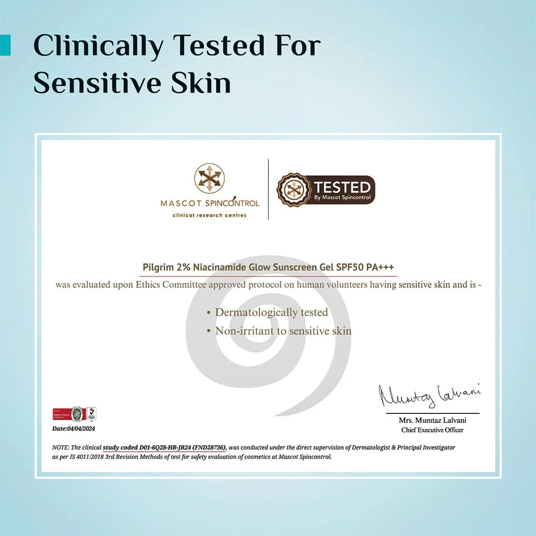 2% Niacinamide Glow Gel Sunscreen SPF 50+ PA+++ - Image 9
