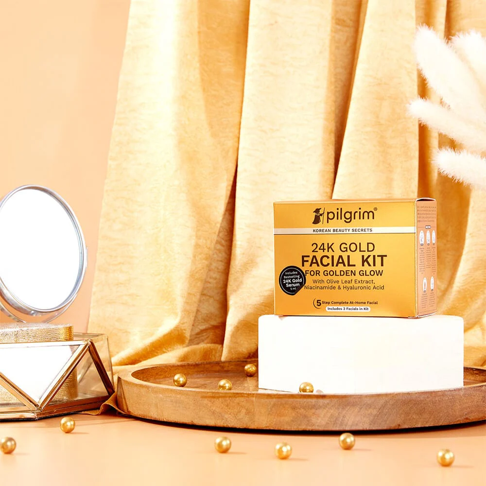 24K Gold Facial Kit For Golden Glow - Image 7