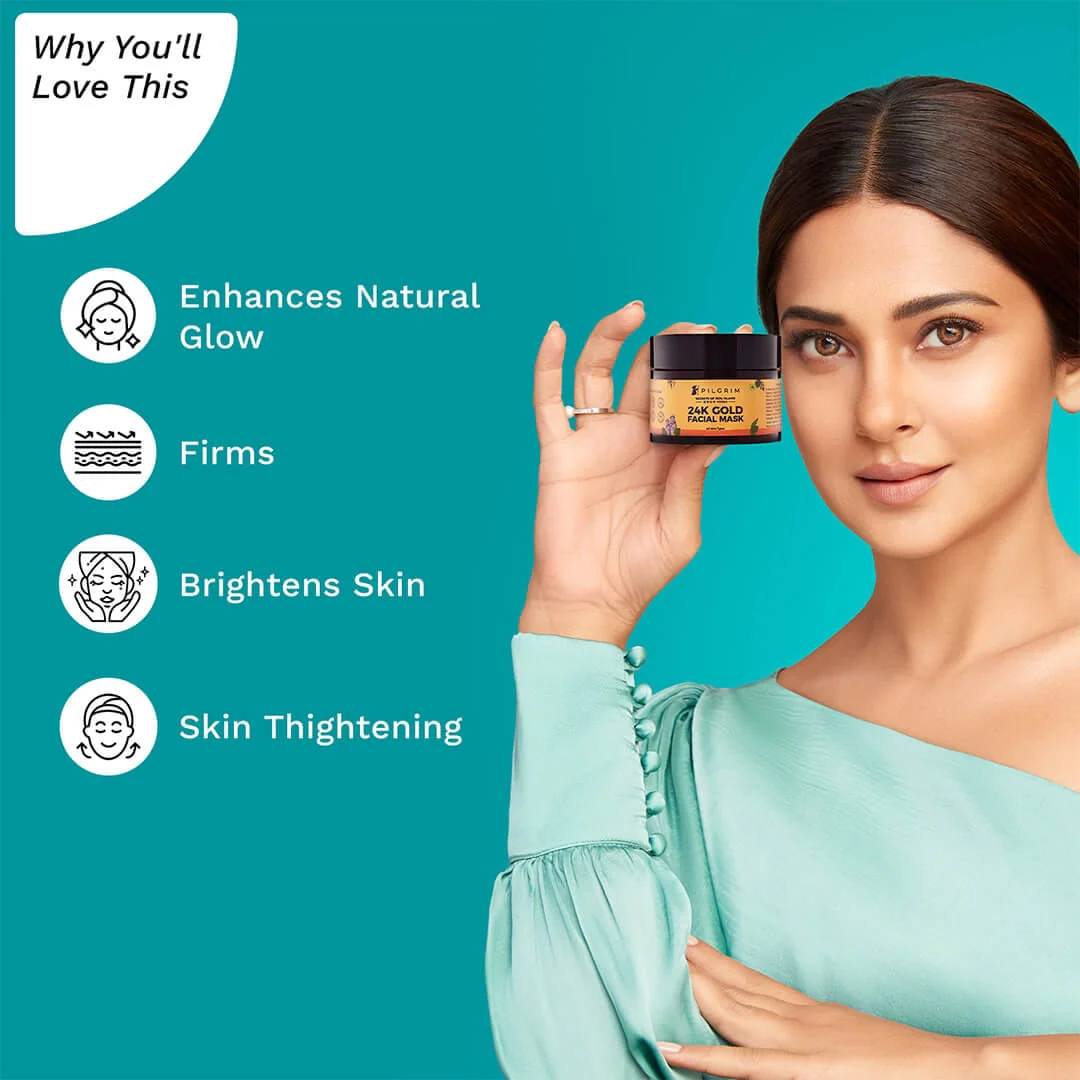 24K Gold Facial Mask - 50gm - Image 6