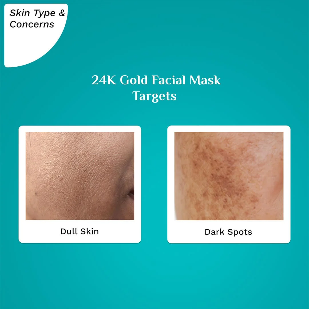 24K Gold Facial Mask - 50gm - Image 7