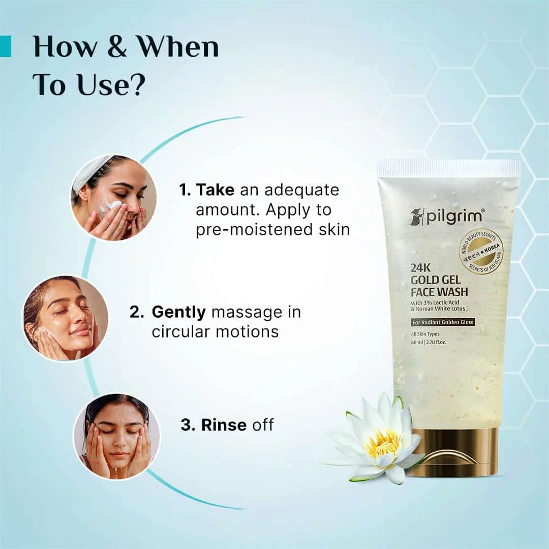 24K Gold Gel Face Wash - Image 5