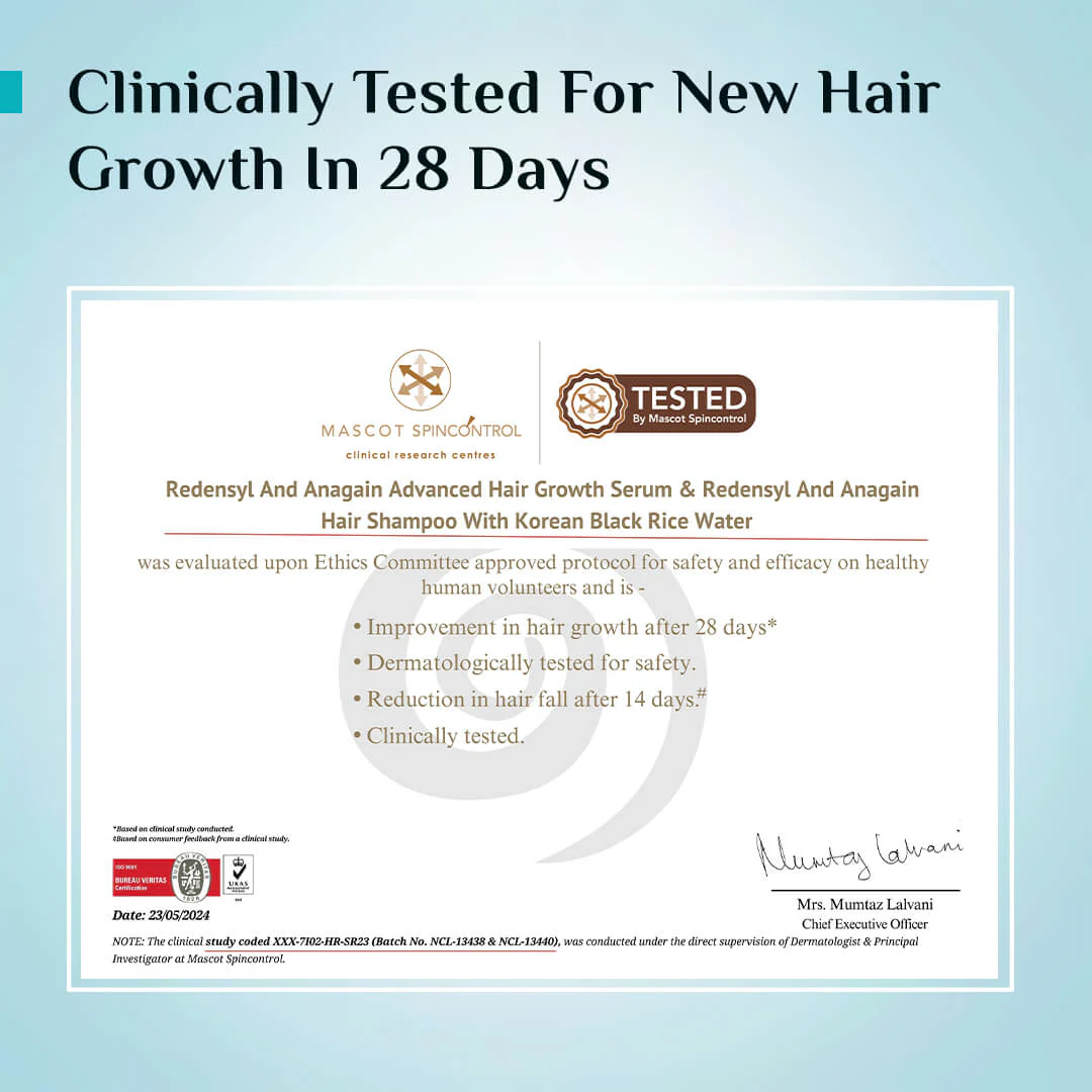 3% Redensyl, 4% Anagain & 5% Capilia Stem Cell Complex Advanced Hair Growth Serum Roll-On - Image 10