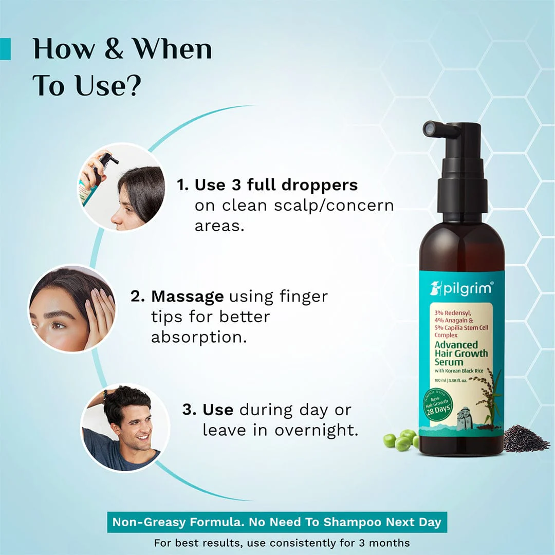 3% Redensyl & 4% Anagain Advanced Hair Growth Serum 100 ml - Image 9