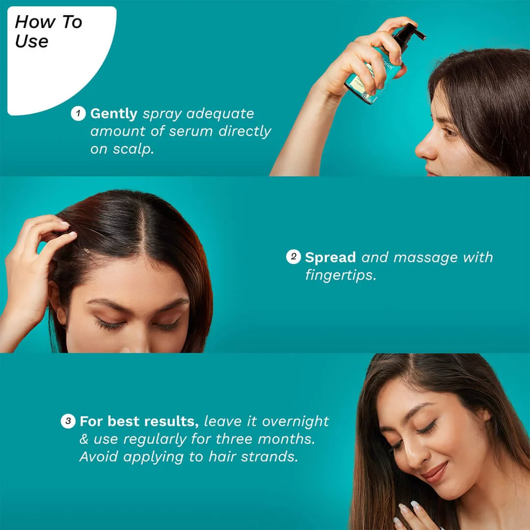 3% Redensyl & 4% Anagain Advanced Hair Growth Serum For Dandruff-Prone Scalp - 30 ml - Image 8