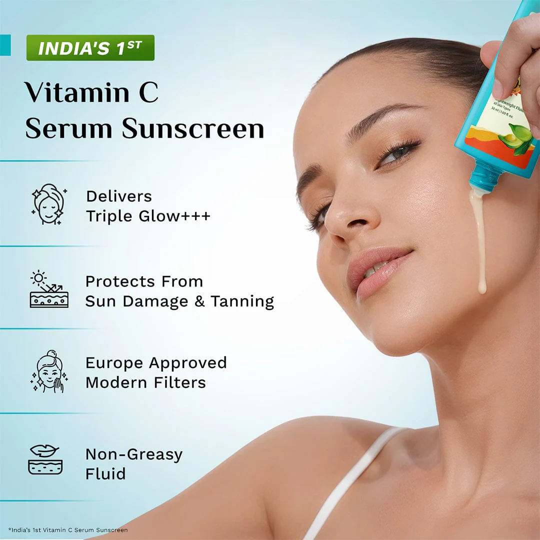 5% Vitamin C Complex Brightening Serum Sunscreen SPF 50+ PA++++ - Image 3