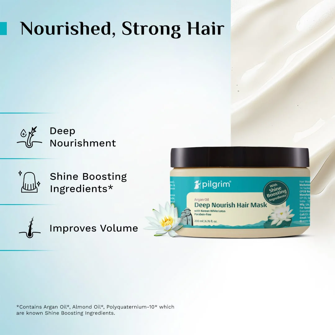Sulphate Free Shampoo  & Argan Oil Hair Mask - Image 3