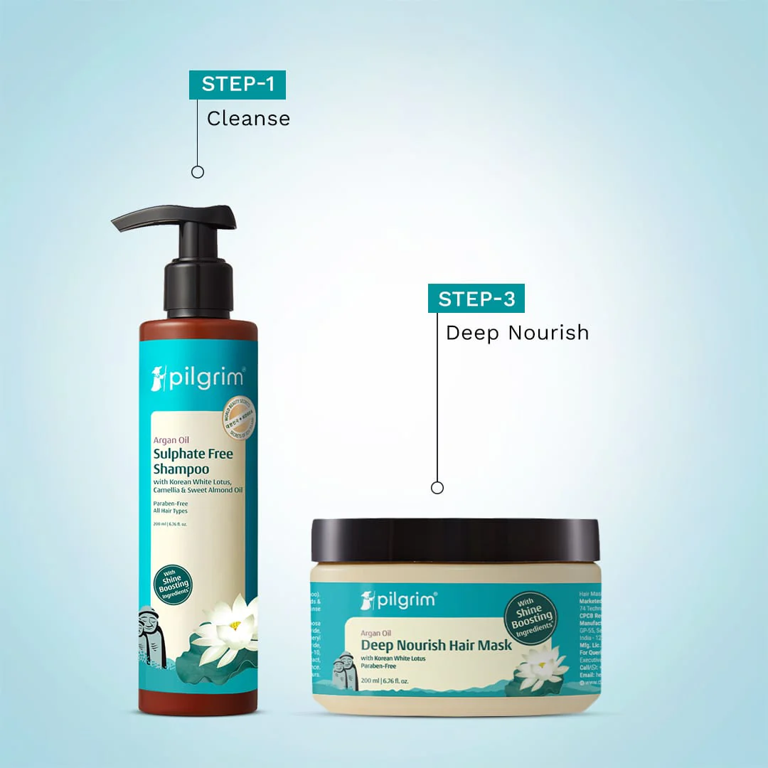 Sulphate Free Shampoo  & Argan Oil Hair Mask - Image 5