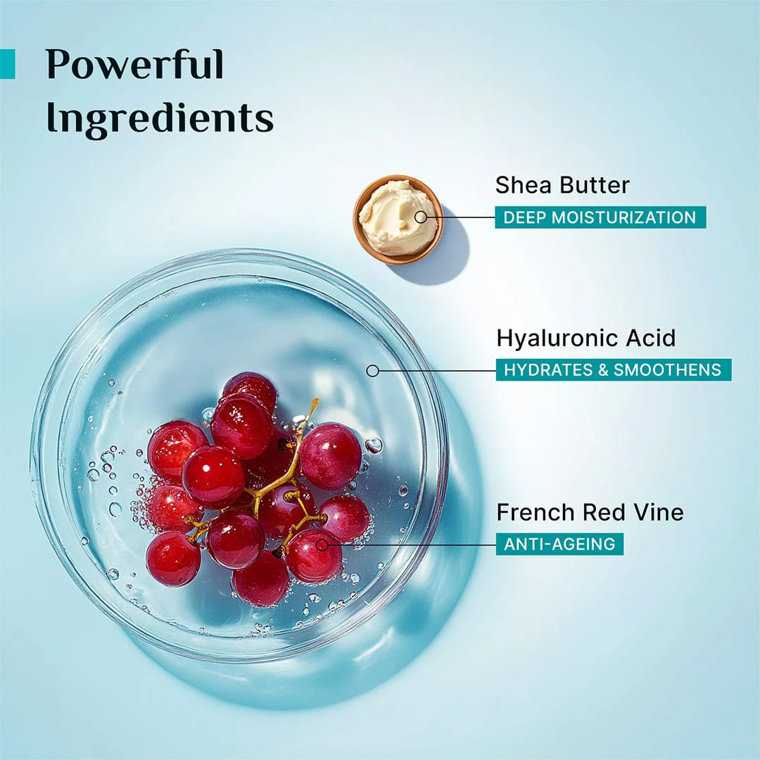 French Red Vine & Hyaluronic Acid Ultra-Smooth Body Lotion - Image 7
