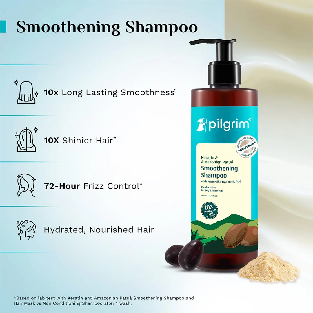 Keratin & Amazonian Patuá Smoothening Shampoo - 400ml - Image 3