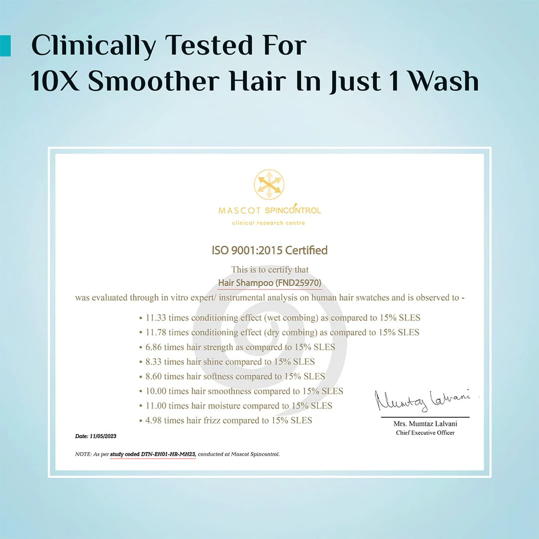 Keratin & Amazonian Patuá Smoothening Shampoo - 650ml - Image 8