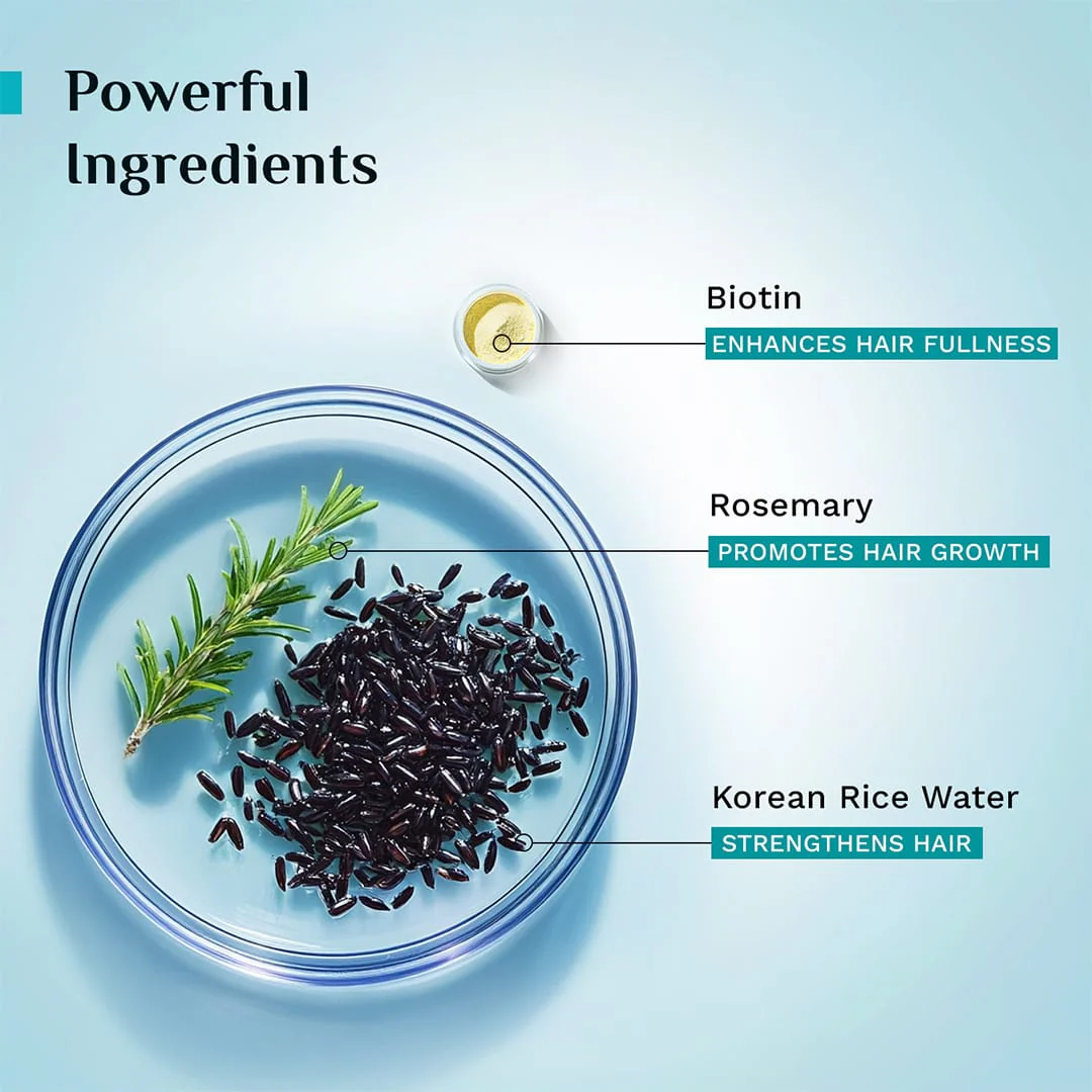 Korean Black Rice and Rosemary Water Spray With Biotin - 200ml - Image 4