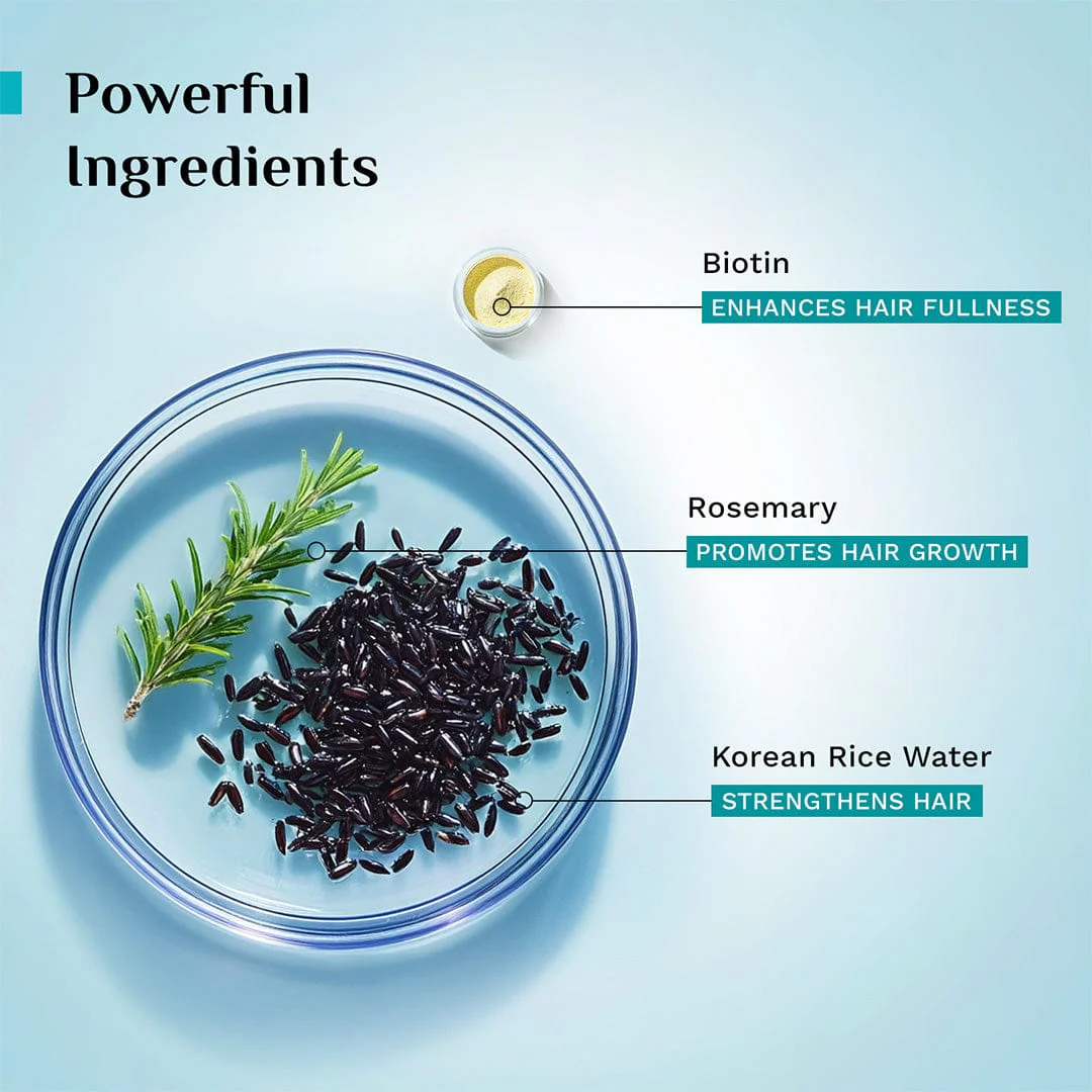 Korean Black Rice and Rosemary Water Spray With Biotin - Image 4