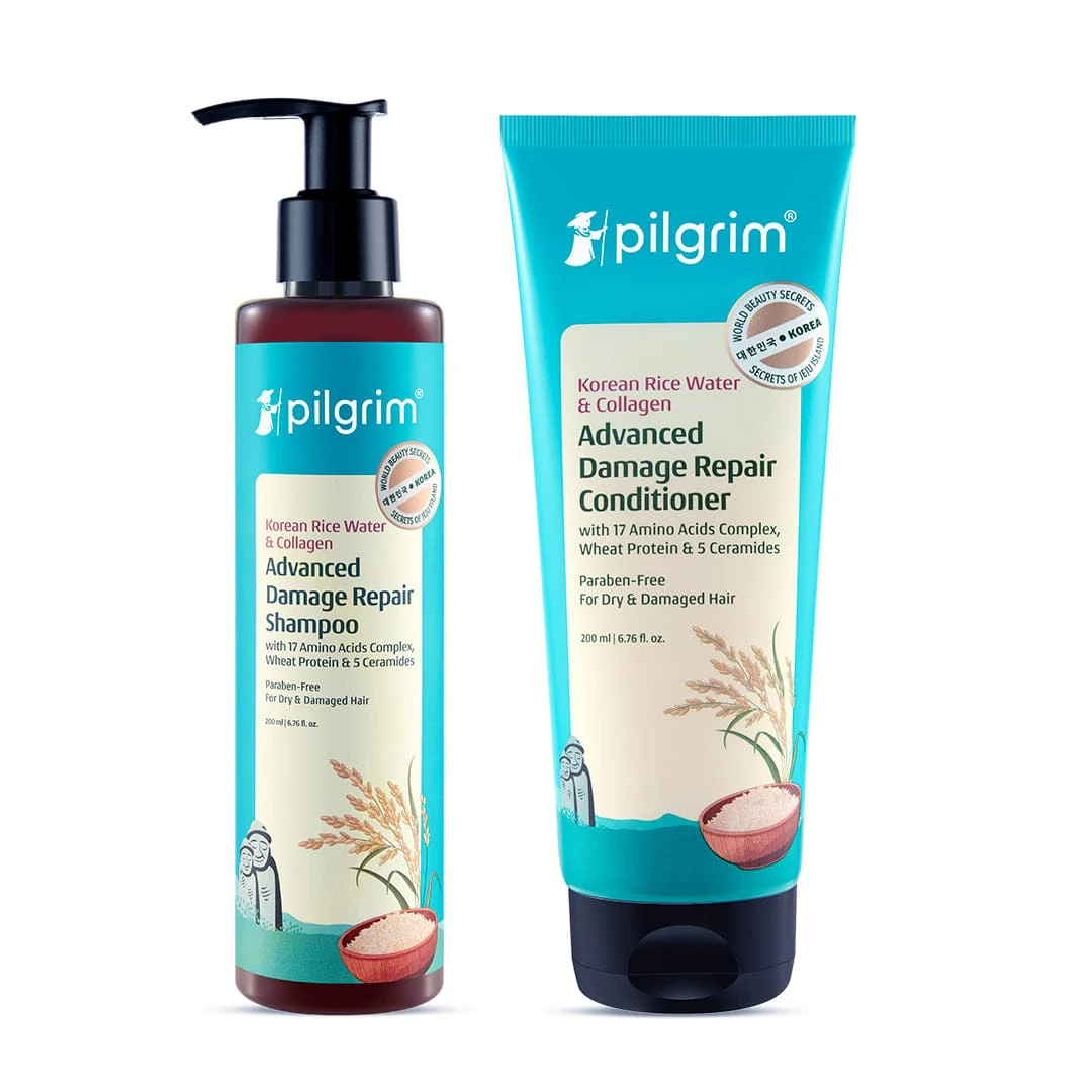 Korean Rice Water & Collagen Advanced Damage Repair Shampoo - Image 3