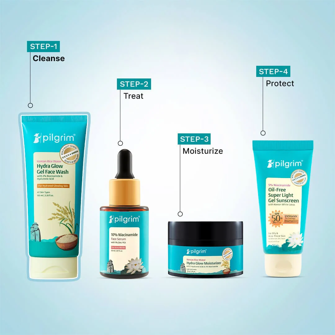 Korean Rice Water Hydra Glow Gel Face Wash - Image 6