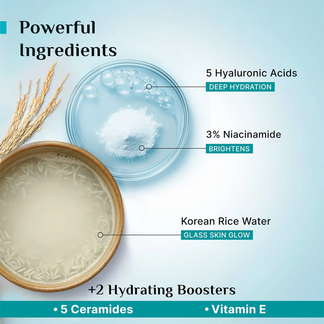 Korean Rice Water Hydra Glow Moisturizer - Image 6