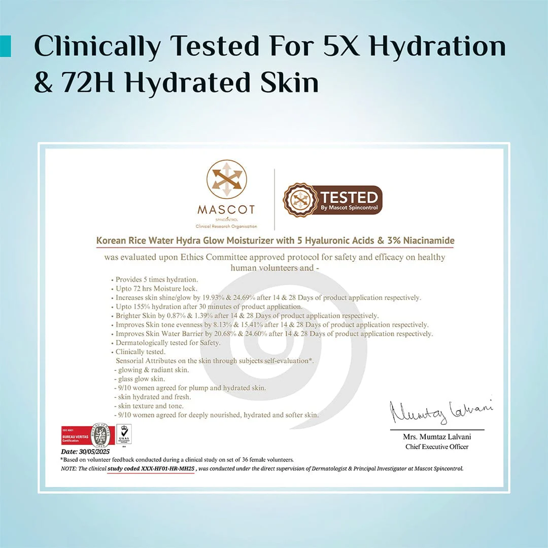 Korean Rice Water Hydra Glow Moisturizer - Image 9
