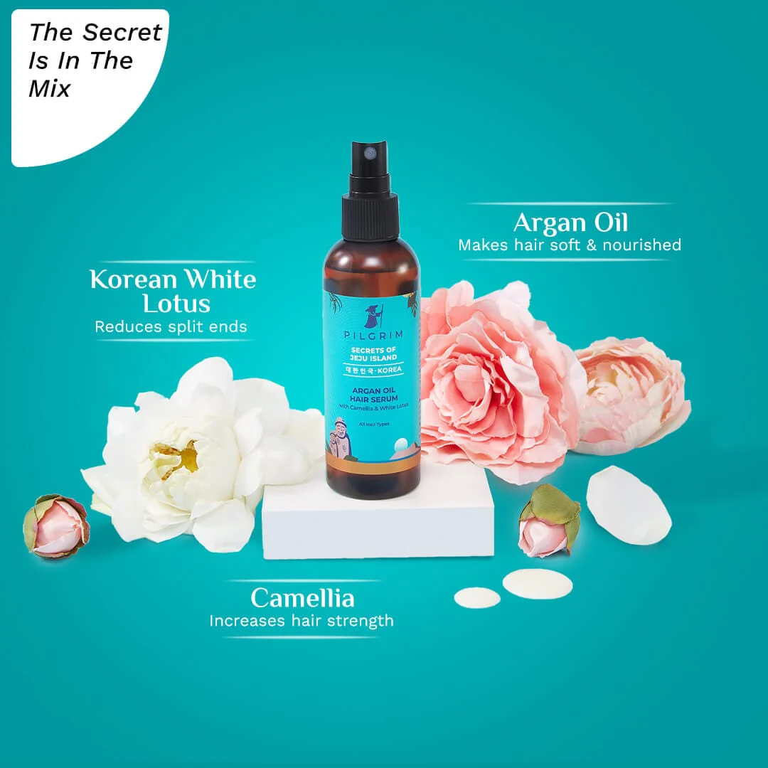 Pilgrim Argan Oil Hair Serum with Camellia & White Lotus - Image 4