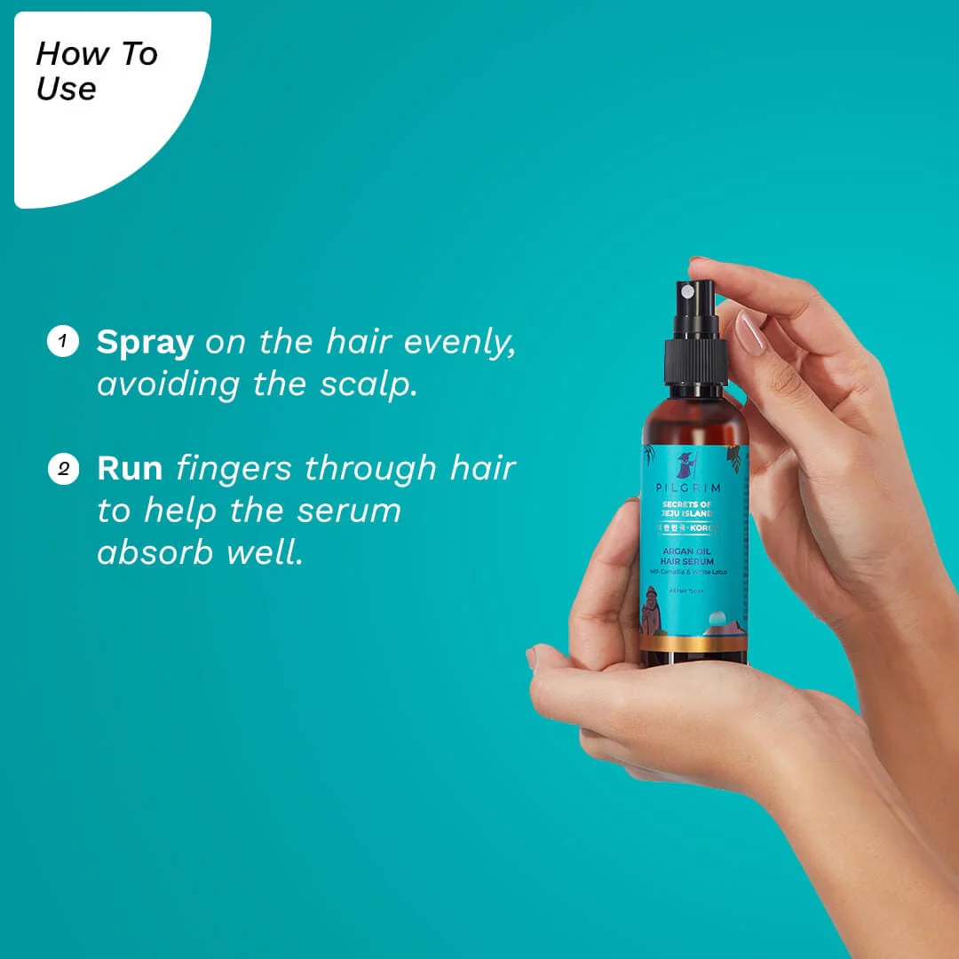 Pilgrim Argan Oil Hair Serum with Camellia & White Lotus - Image 6