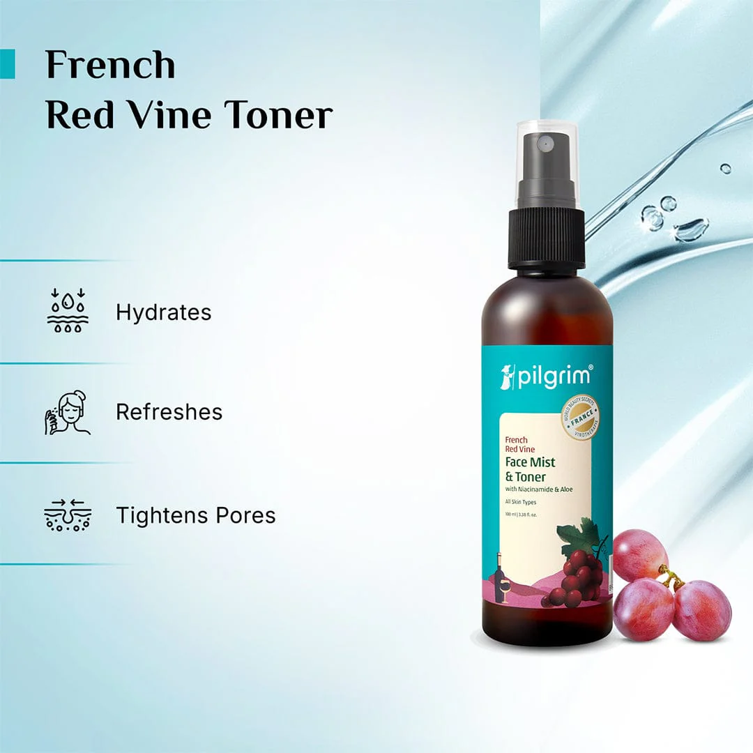 Red Vine Face Mist & Toner with Niacinamide (Vit. B3) & Aloe - Image 3