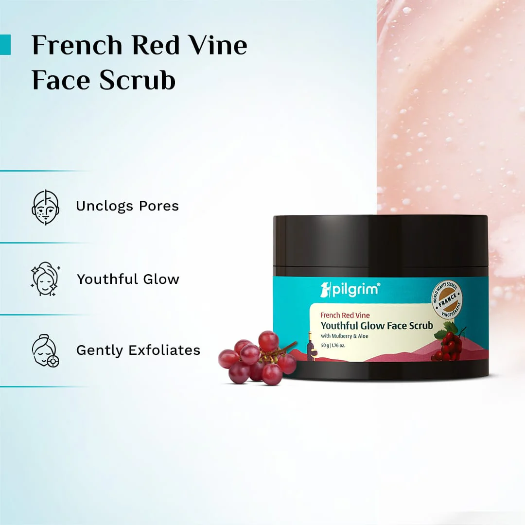 Red Vine Face Scrub + Face Wash Combo - Image 4