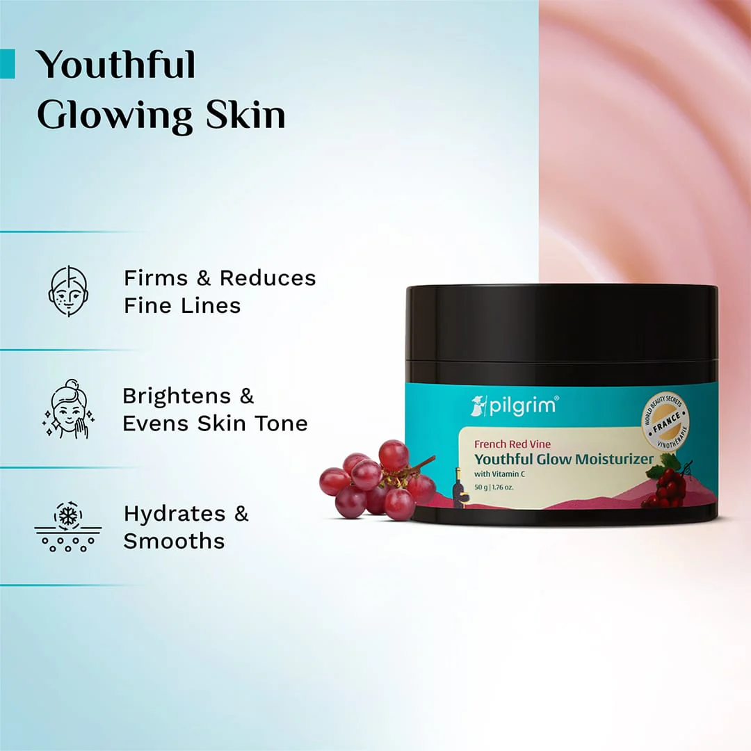 Red Vine Youthful Glow Moisturizer with Vitamin C - Image 3