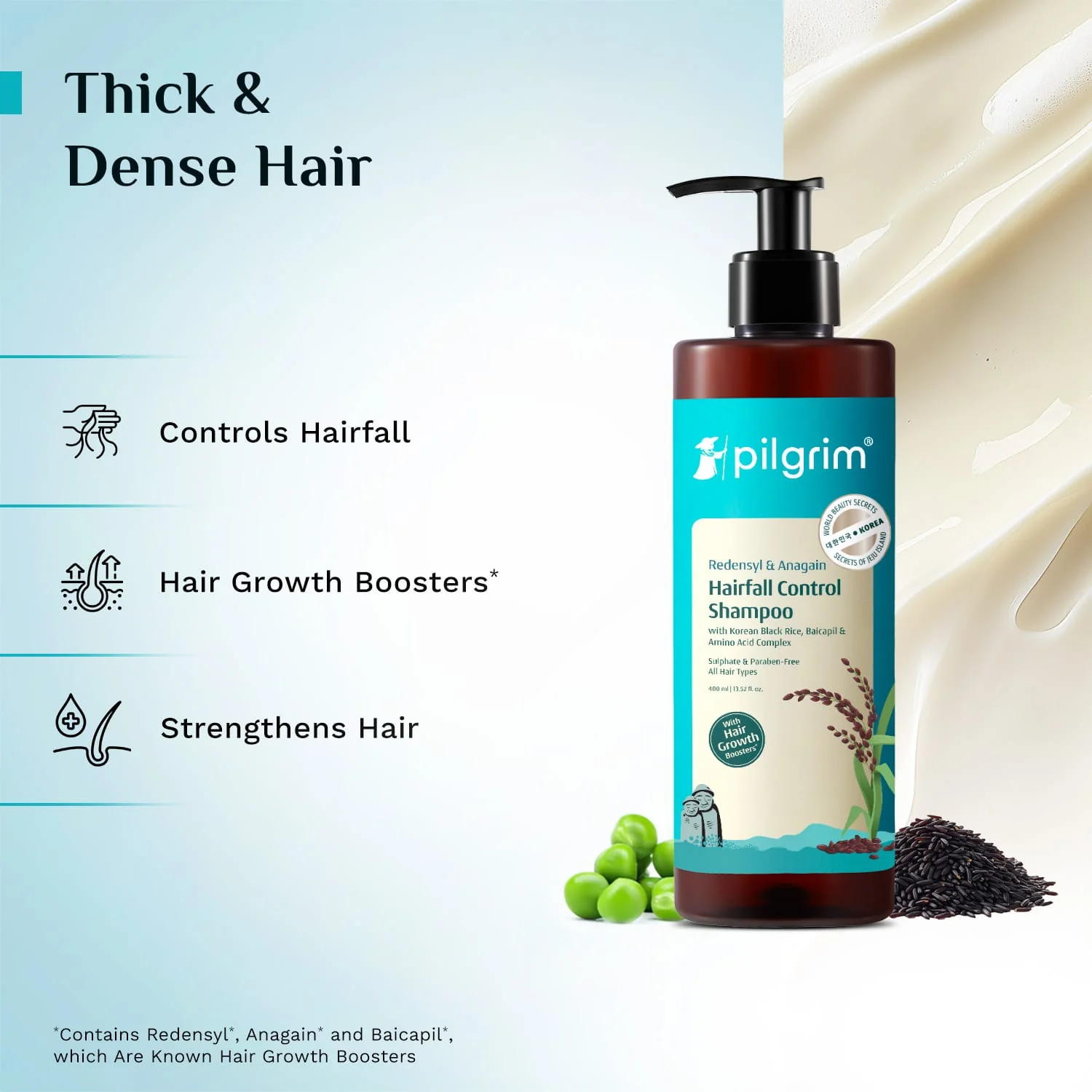 Redensyl & Anagain Hairfall Control Shampoo - 400ml - Image 3