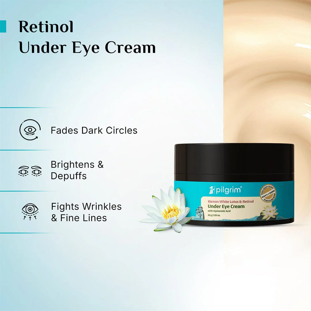 Retinol Under Eye Cream with Vitamin C & Hyaluronic Acid - Image 3