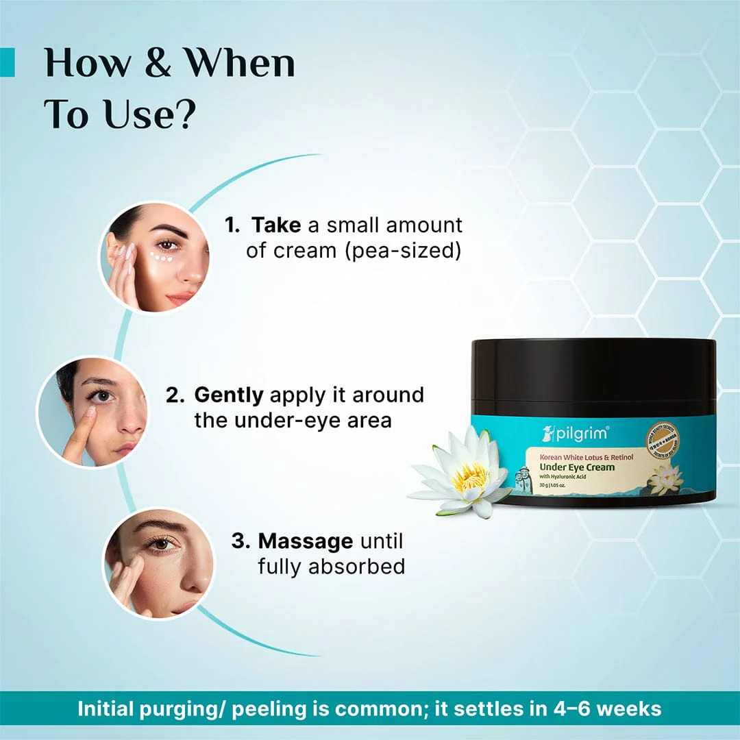 Retinol Under Eye Cream with Vitamin C & Hyaluronic Acid - Image 6
