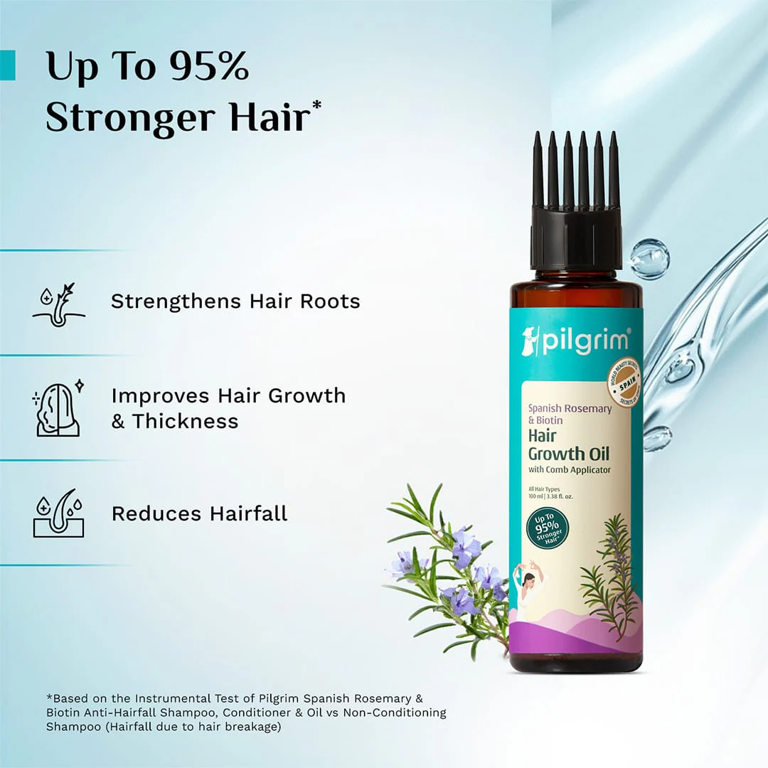 Spanish Rosemary & Biotin Hair Growth Oil - Image 2