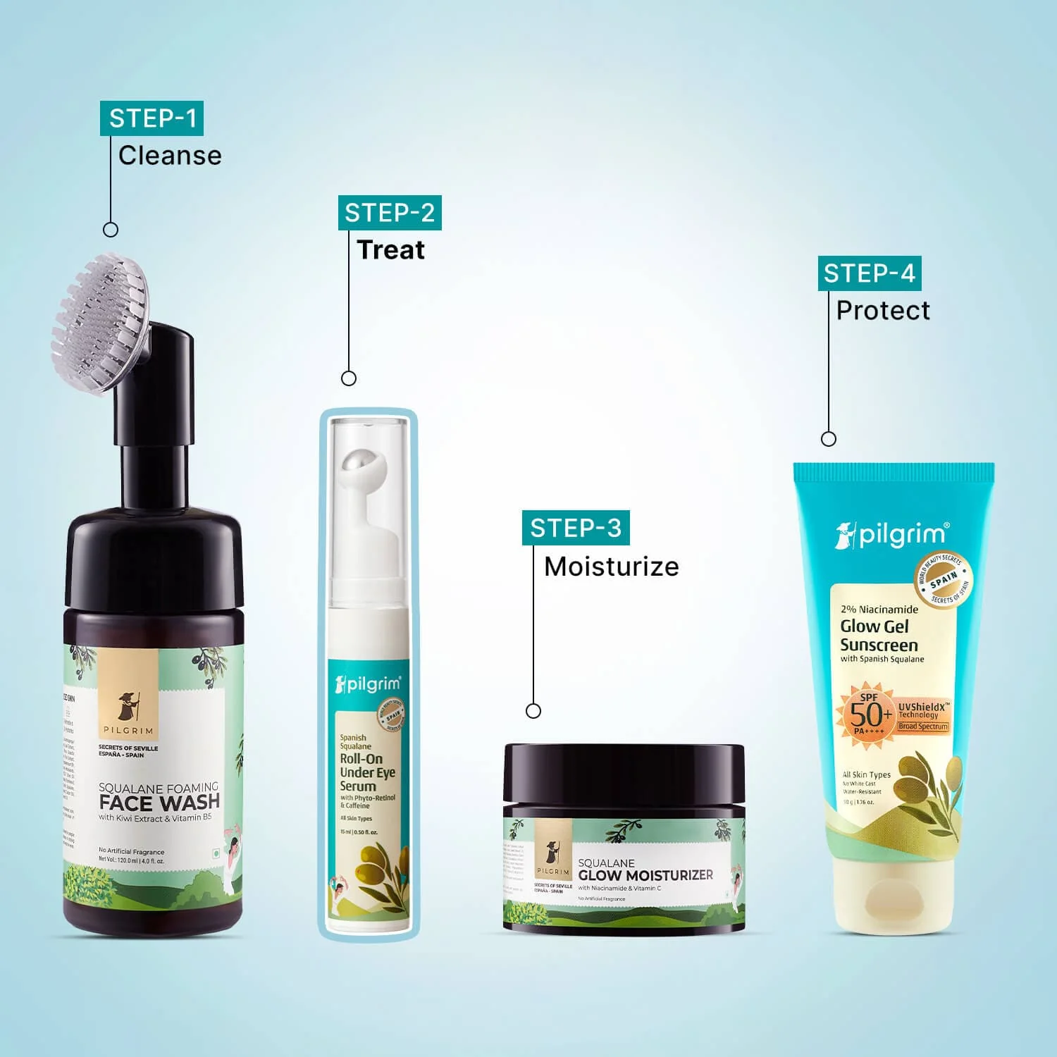 Spanish Squalane Roll-On Under Eye Serum - Image 7
