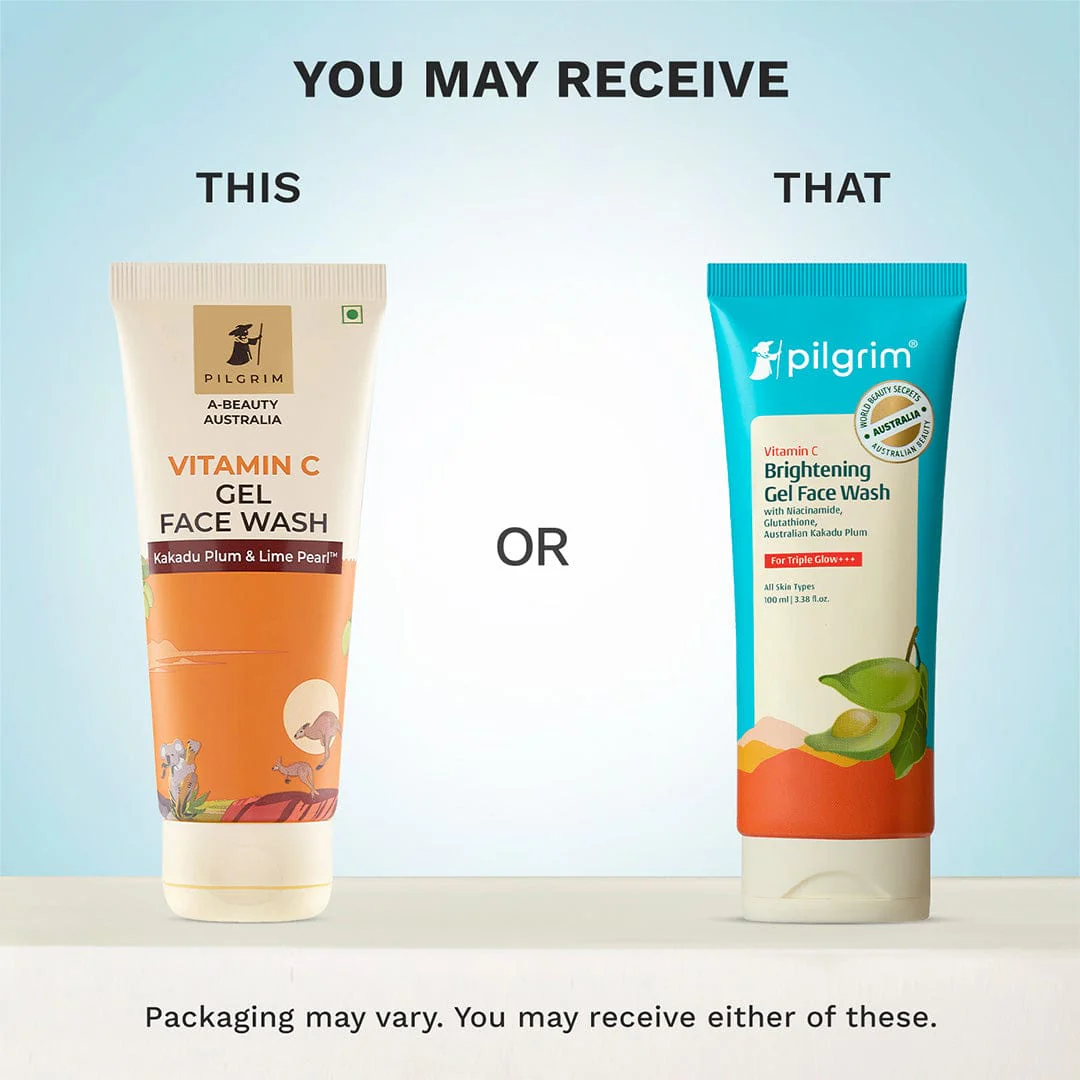Vitamin C Brightening Gel Face Wash - Pack of 2 - Image 2