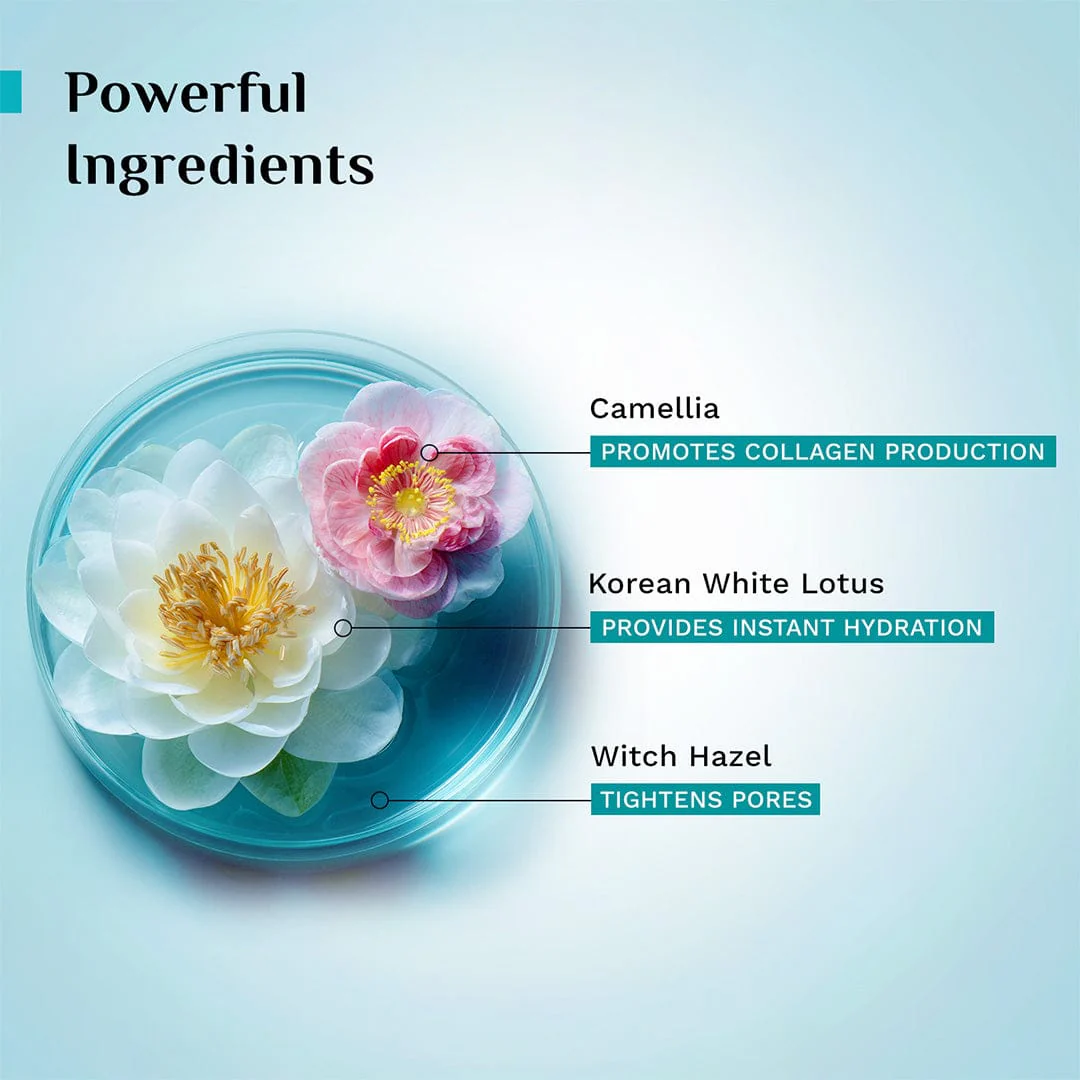 White Lotus Natural Face Mist & Toner with Camellia & Witch Hazel - Image 4